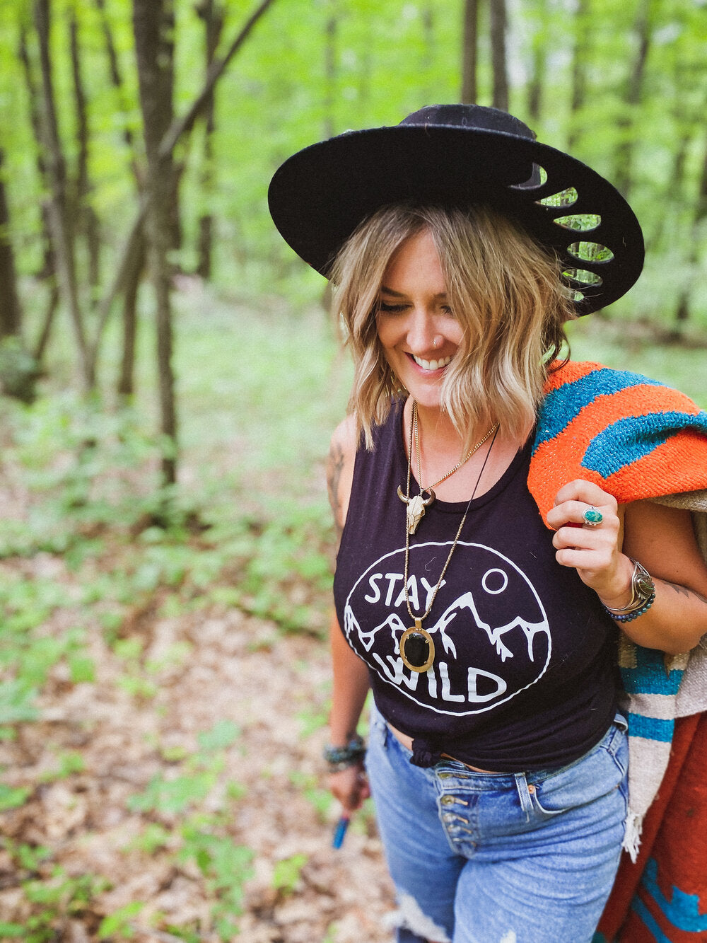 Onyx Stay Wild Tank