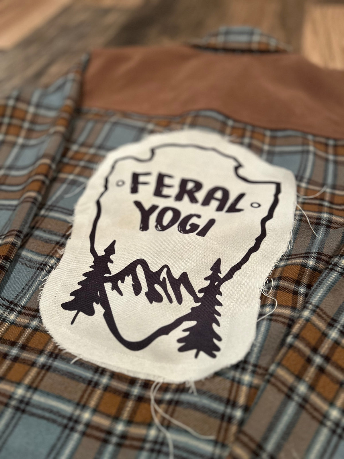 Teal Saddle Study Flannel