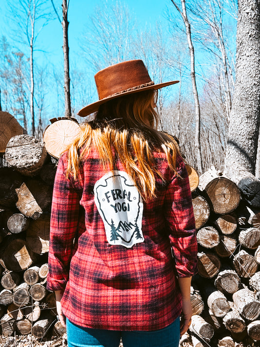The Gritty Pink Cowgirl Flannel