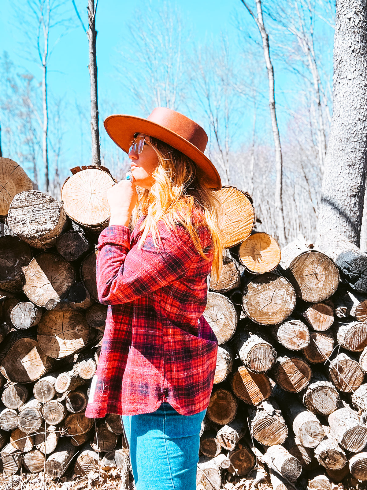 The Gritty Pink Cowgirl Flannel