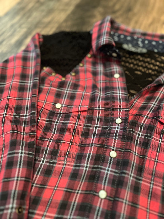 Sturgis Pink Moto Flannel