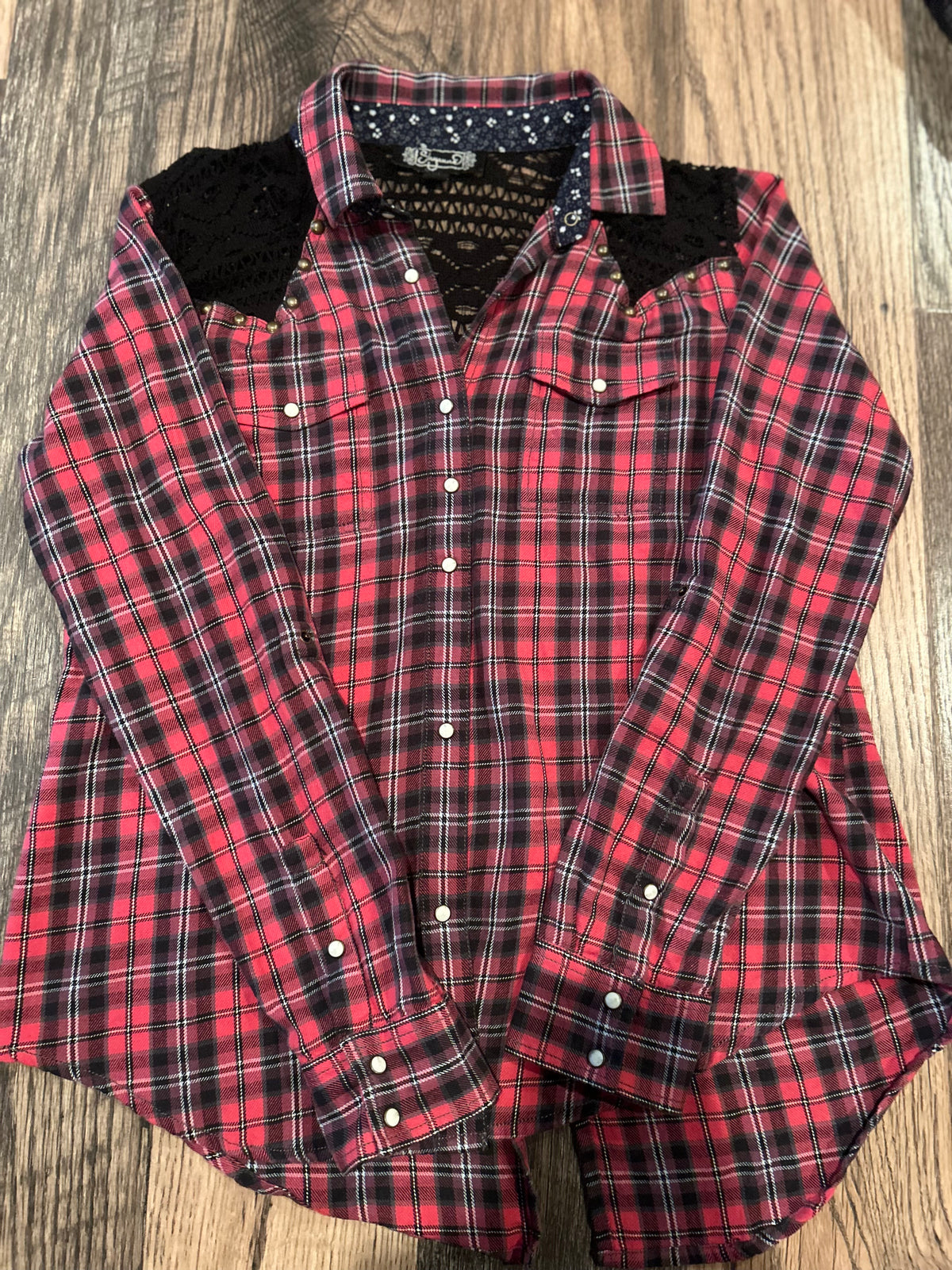 Sturgis Pink Moto Flannel